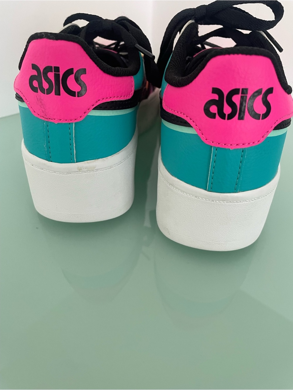 Asics Japan S PF Womens Platform Athletic Sneakers in Huddle Yellow Size 7 Shoes - Picture 8 of 16